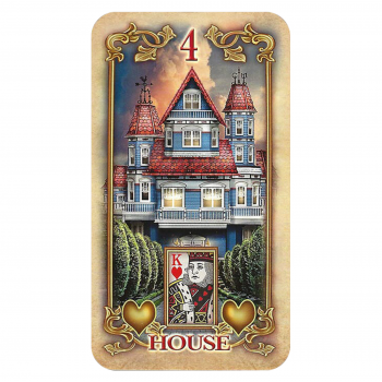 Lustrous Lenormand Oracle kortos Llewellyn